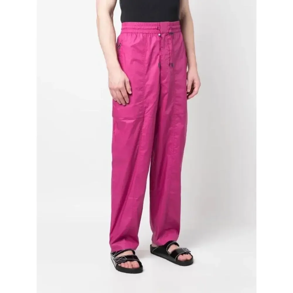 Marant Magenta Nylon Parachute Ezra Track Pants Streetwear Gorpcore Utility